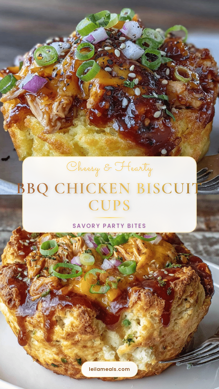 BBQ Chicken Biscuit Cups recipe
