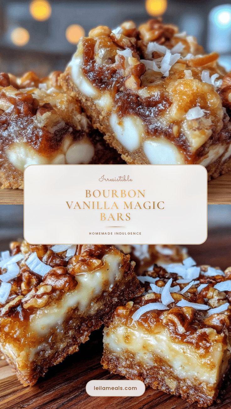 bourbon vanilla magic bars recipe