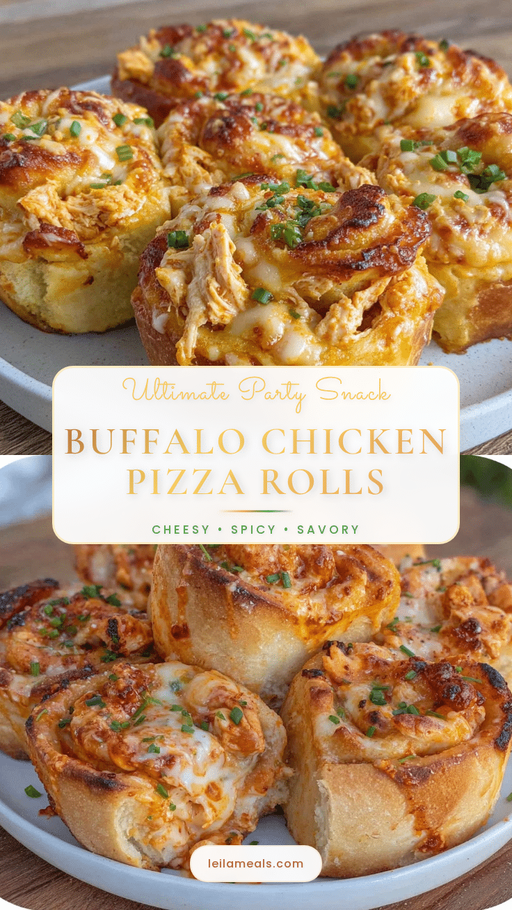buffalo chicken pizza rolls recipe
