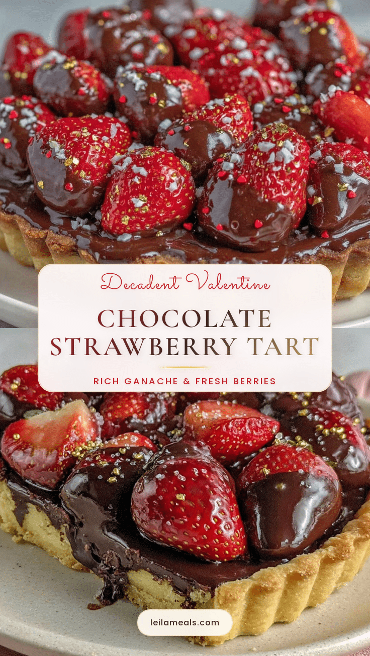 Chocolate-Covered Strawberry Tart recipe