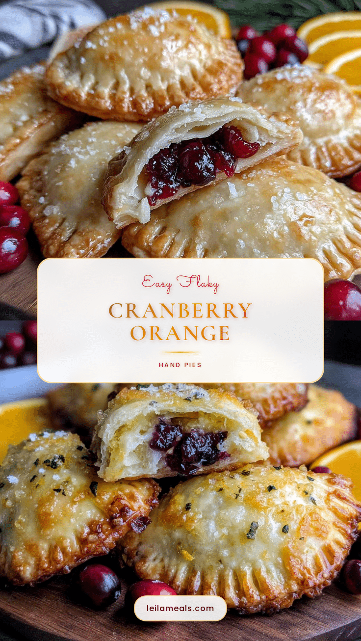 cranberry orange hand pies recipe