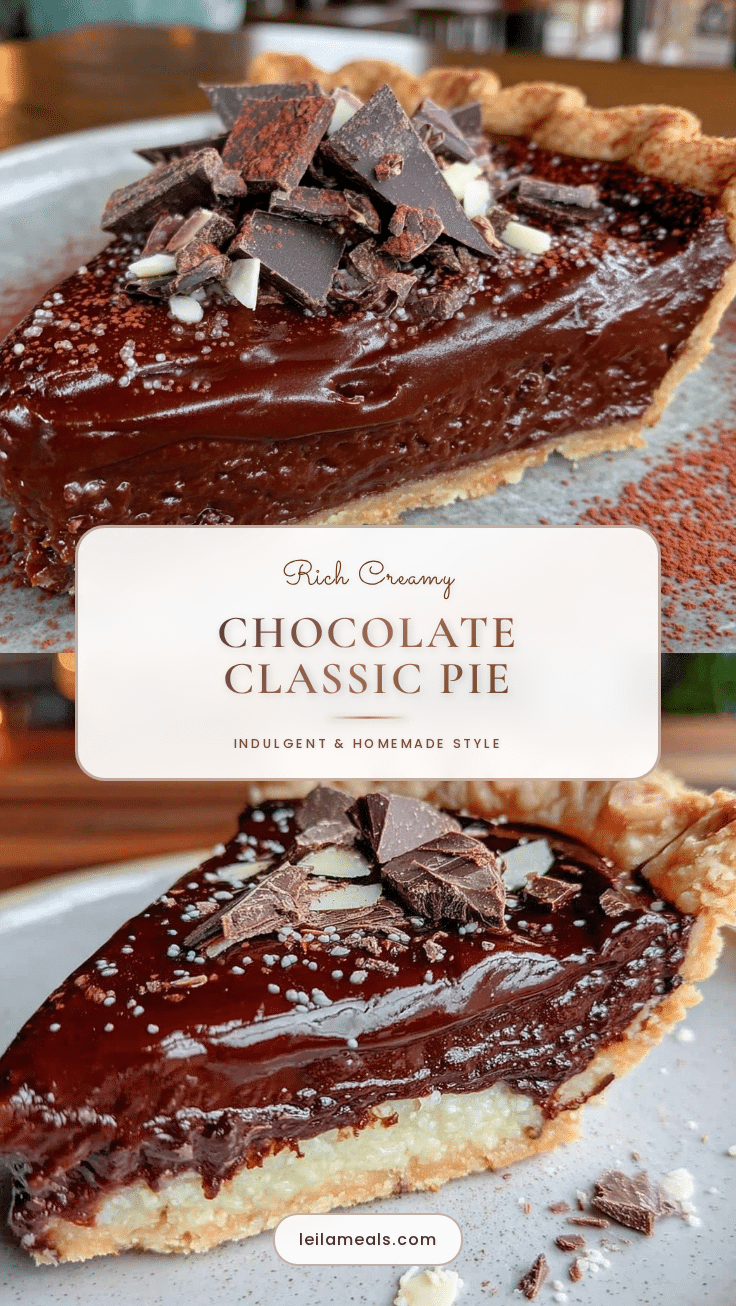 creamy chocolate classic pie recipe
