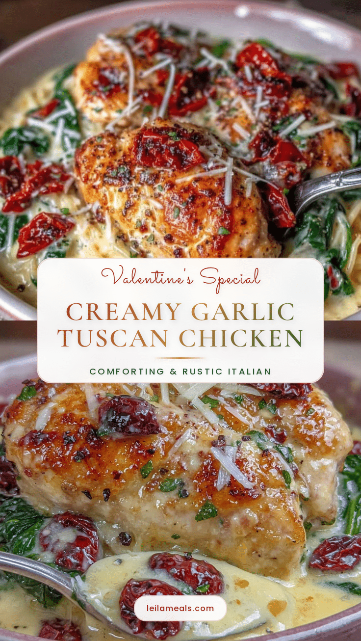 Creamy Garlic Tuscan Chicken recipe