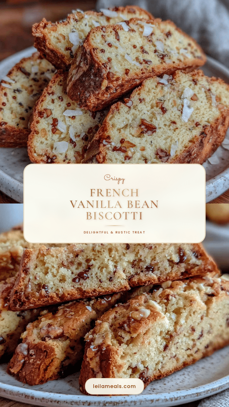 Crispy French Vanilla Bean Biscotti recipe