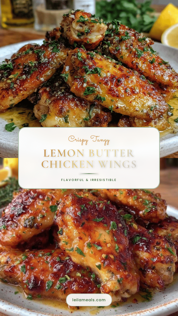 crispy lemon butter chicken wings recipe