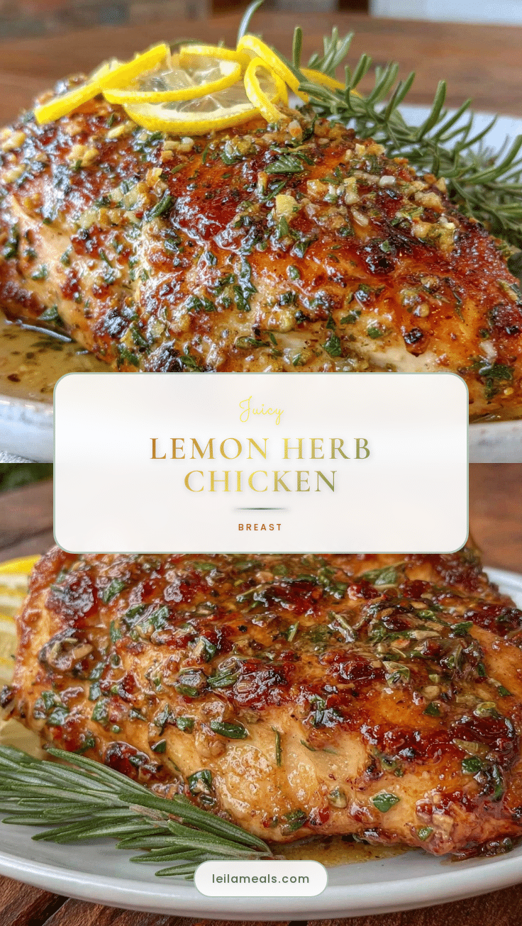 crispy lemon herb chicken breast recipe
