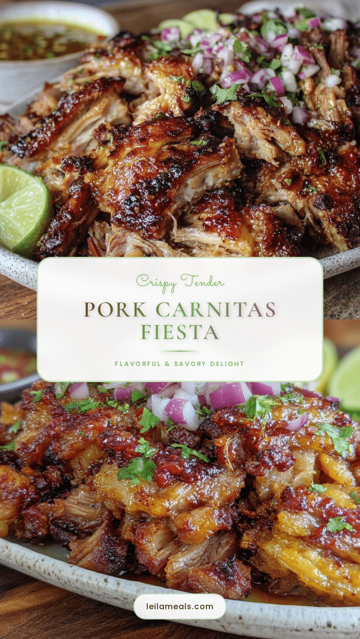 crispy tender pork carnitas fiesta recipe