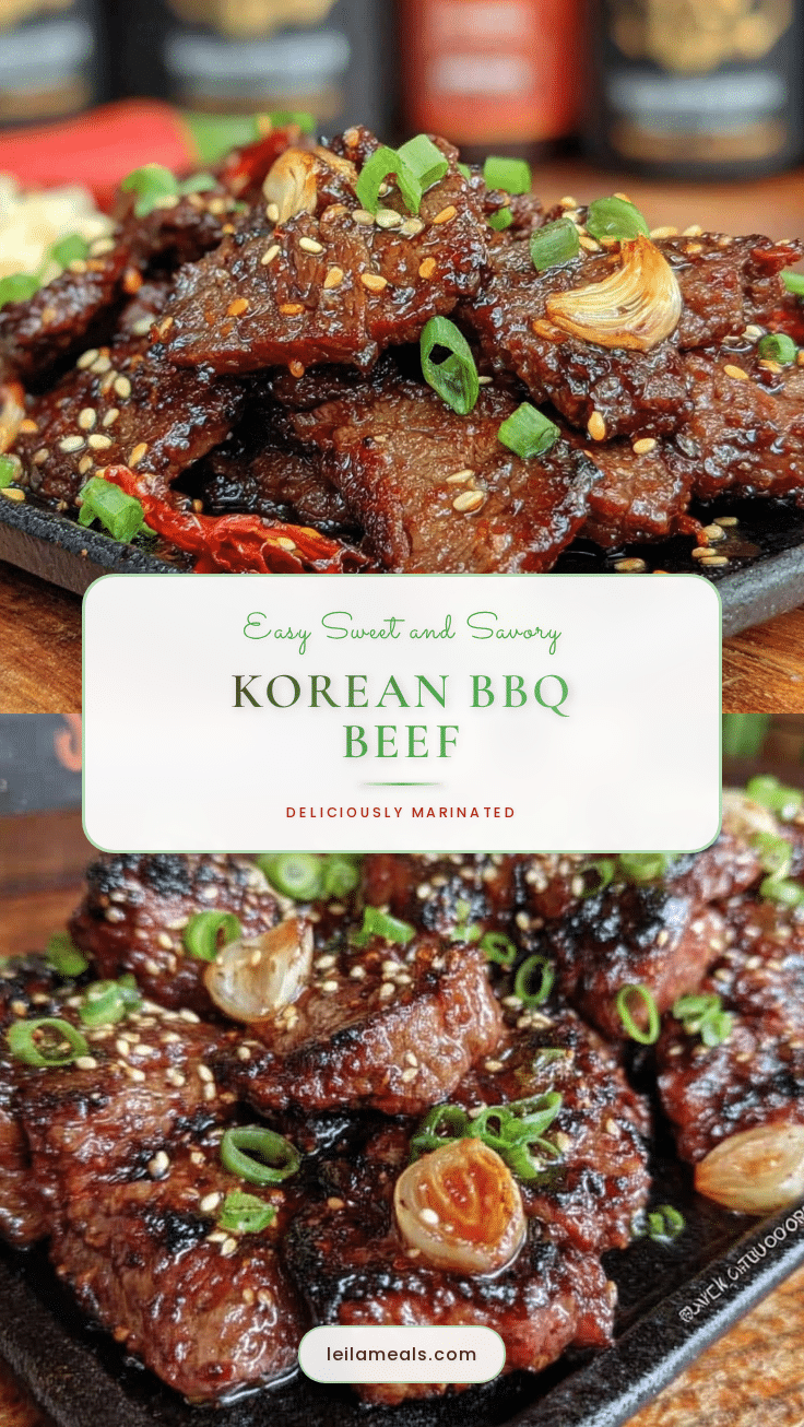 easy sweet and savory korean bbq beef recipe