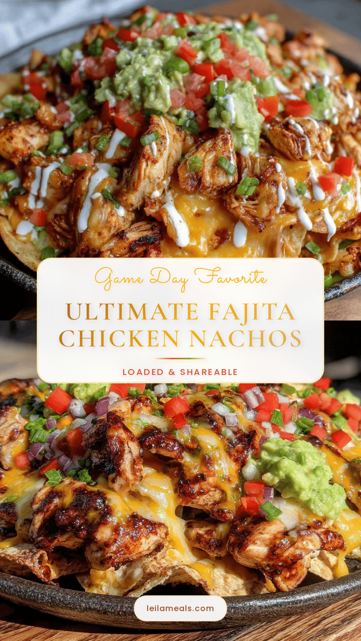 fajita chicken nachos recipe