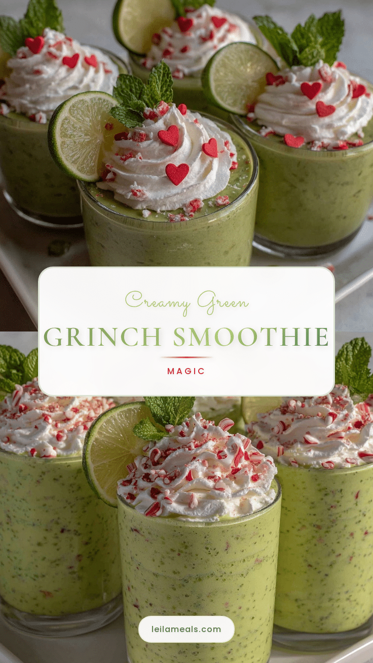 Green Grinch Smoothie recipe