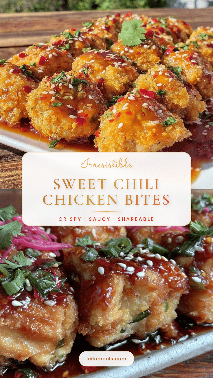 Healthy Sweet Chili Chicken Bites recipe