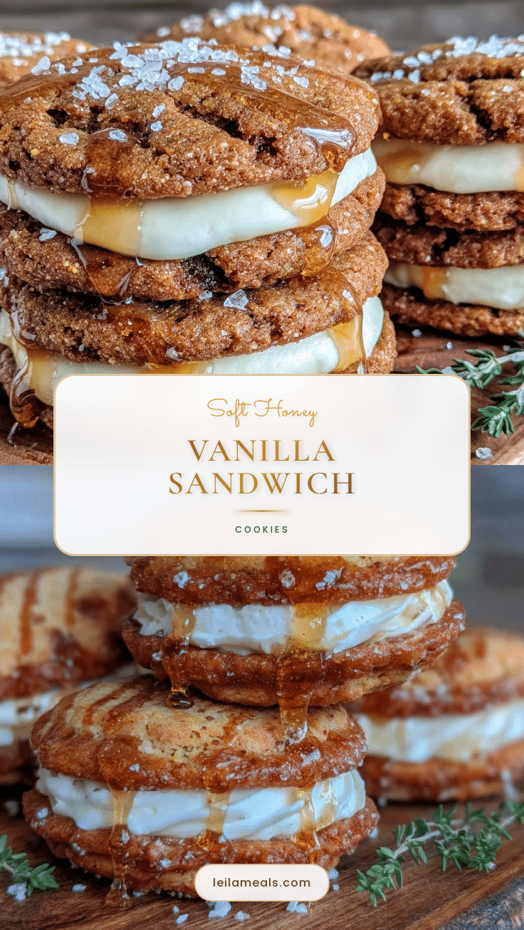 honey vanilla sandwich cookies recipe