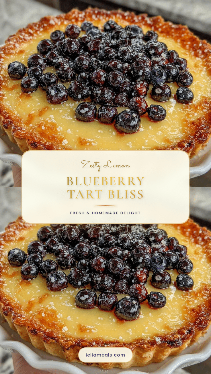 lemon blueberry tart recipe recipe
