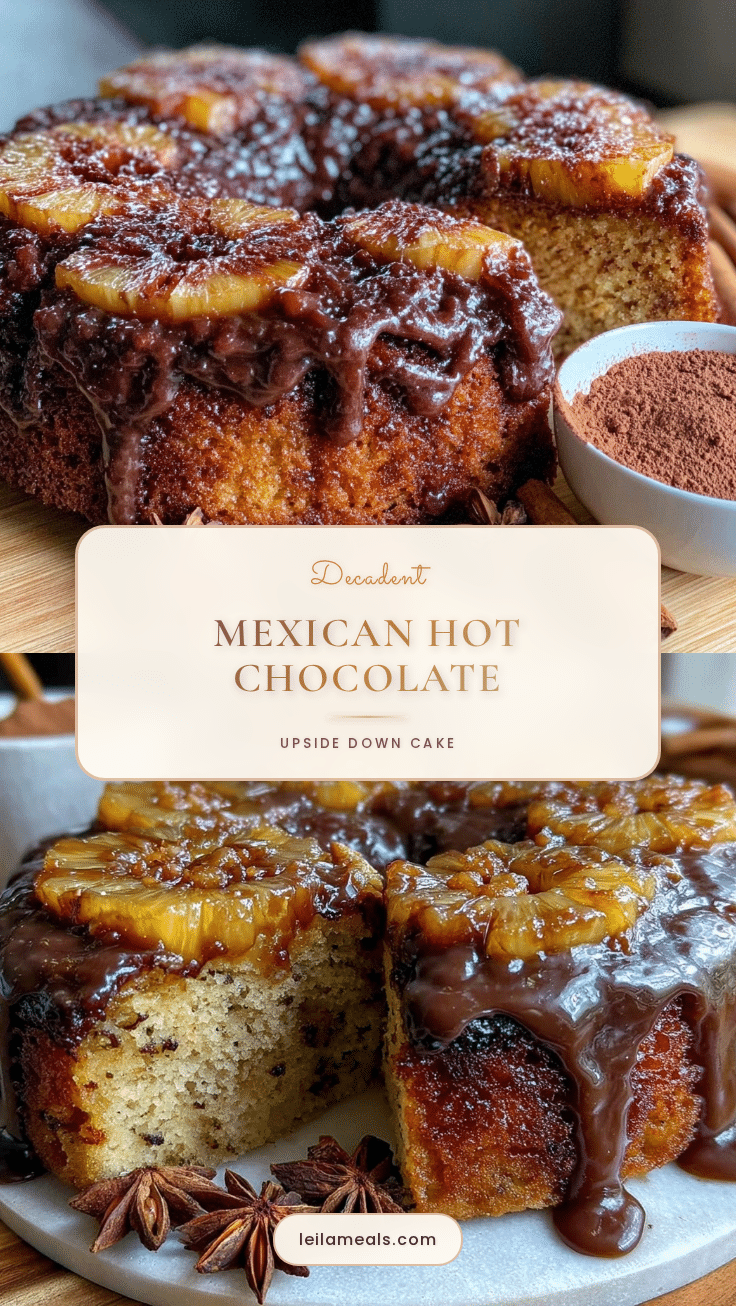 Mexican Hot Chocolate Upside Down Cake recipe