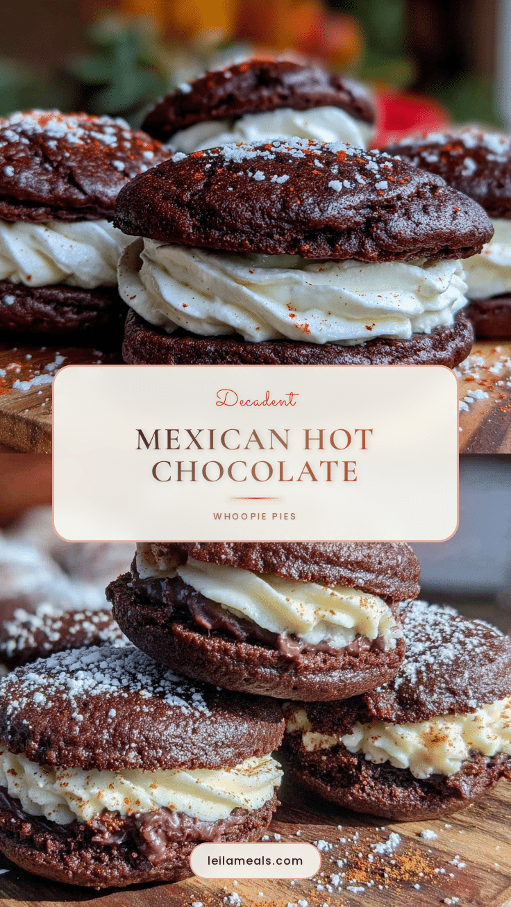 mexican hot chocolate whoopie pies recipe
