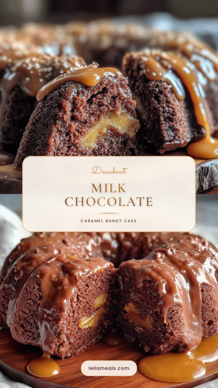 milk chocolate caramel bundt cake recipe