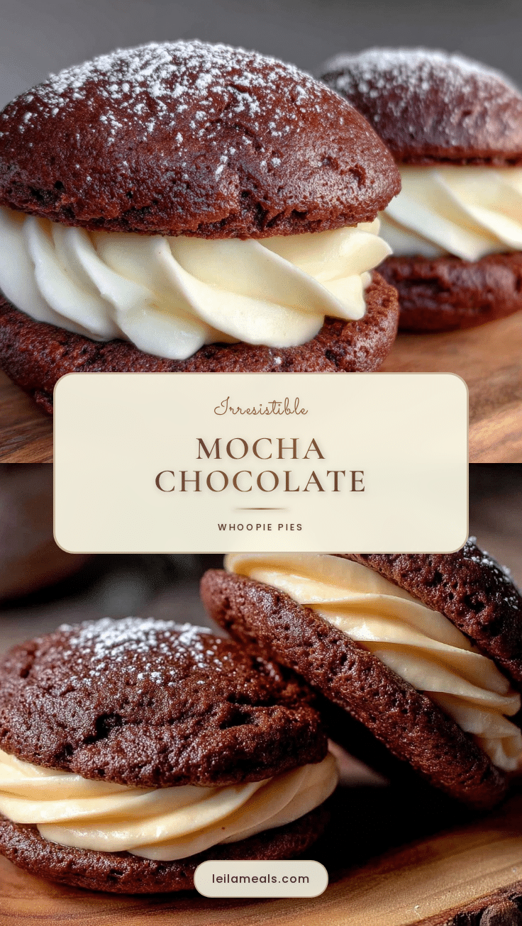 mocha chocolate whoopie pies recipe