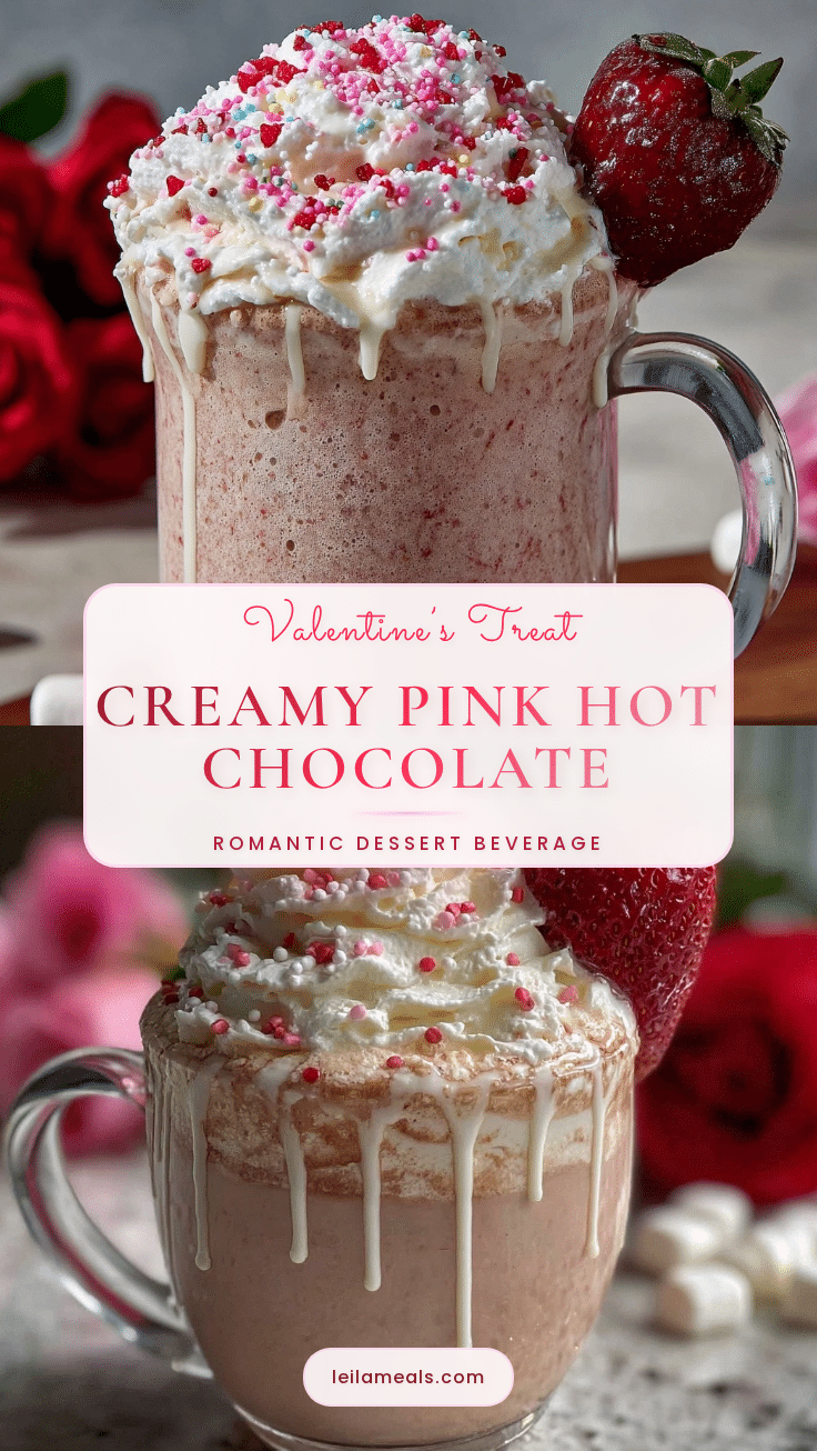 pink whipped hot chocolate recipe
