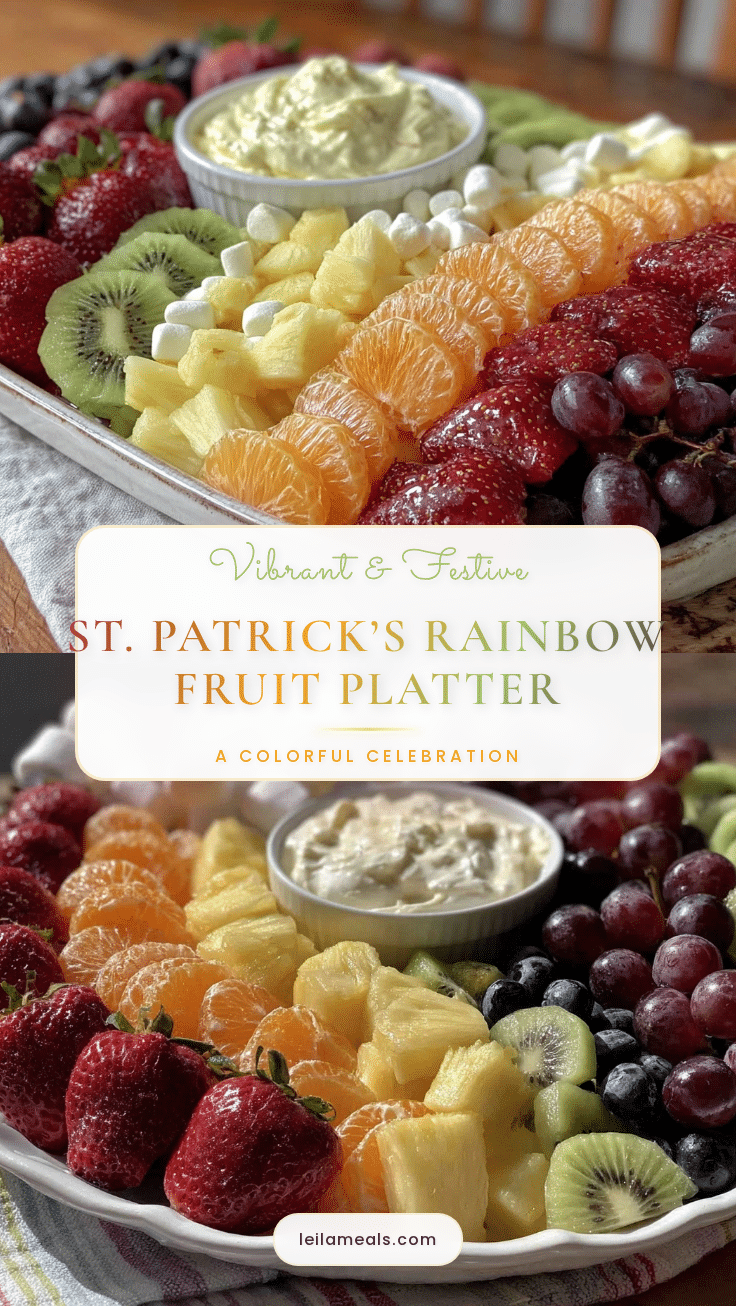 Rainbow Fruit Platter with Yogurt Dip recipe