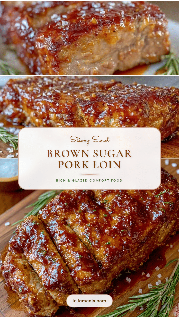 savory brown sugar pork loin recipe