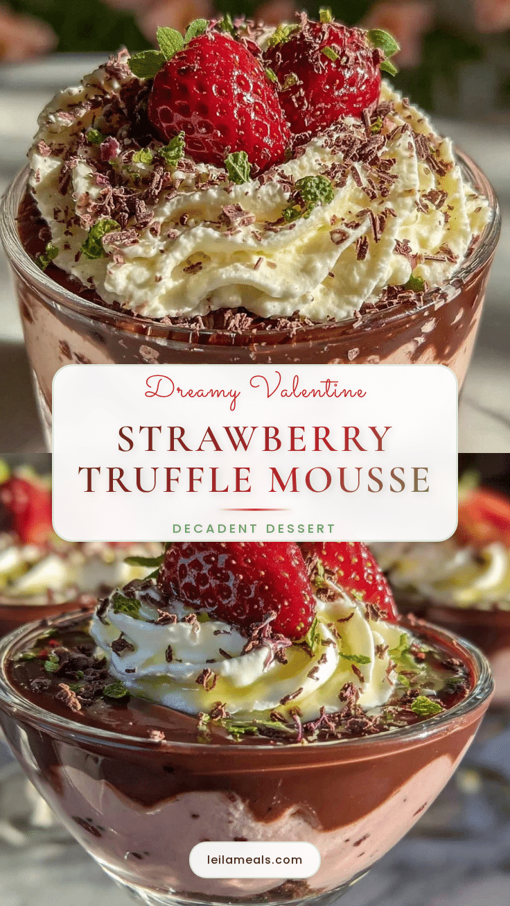 strawberry truffle mousse recipe