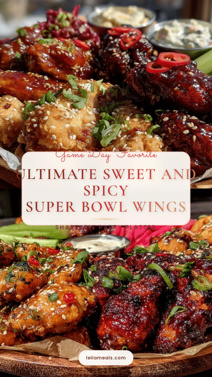 Sweet and Spicy Wing Trio recipe