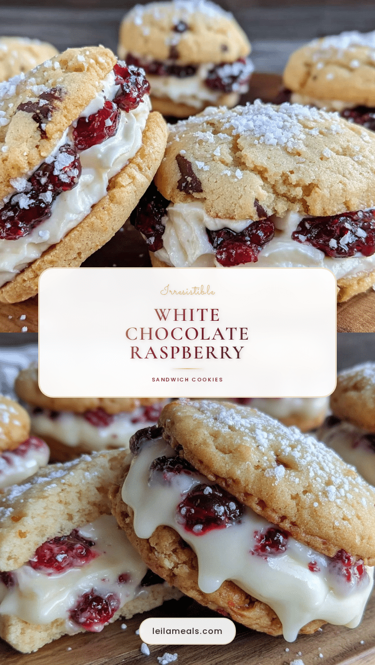 white chocolate raspberry sandwich cookies recipe