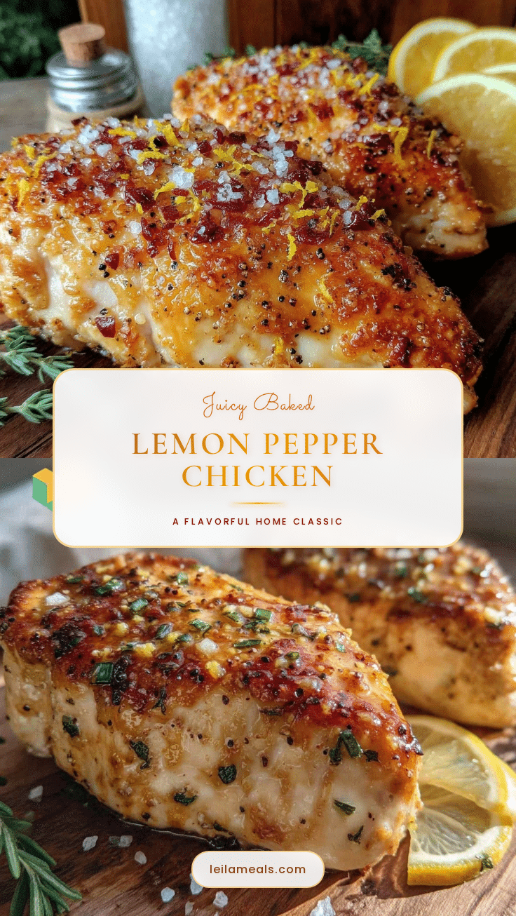 baked lemon pepper chicken breasts recipe