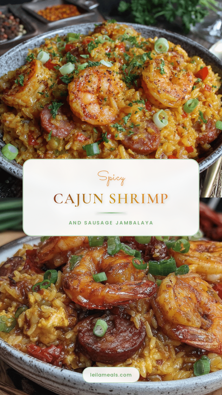 Cajun shrimp and sausage jambalaya recipe