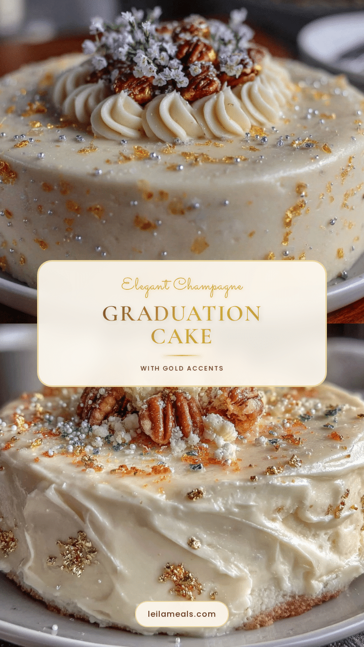 champagne graduation cake recipe