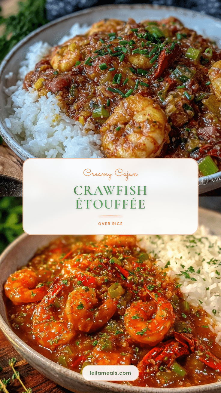 creamy crawfish étouffée recipe