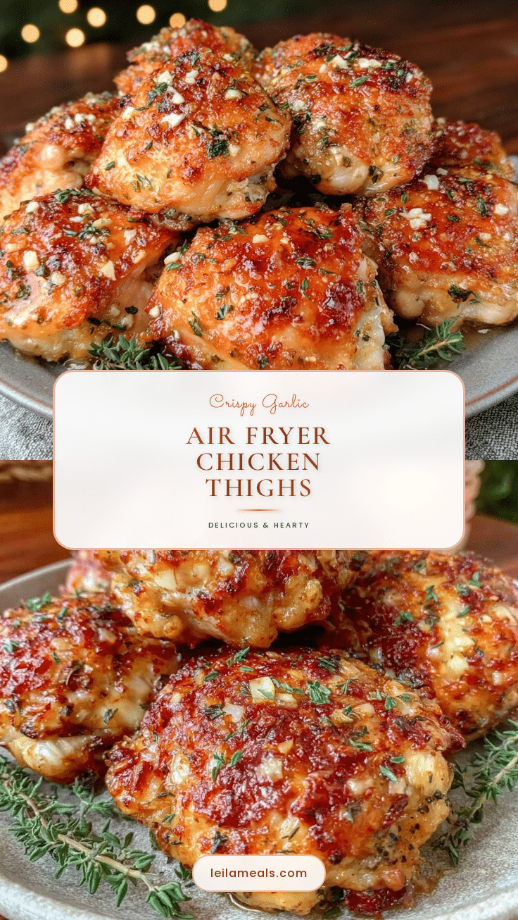 crispy air fryer chicken thighs recipe