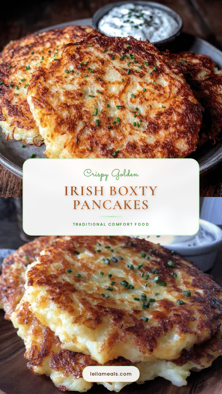 crispy boxty Irish potato pancakes recipe recipe