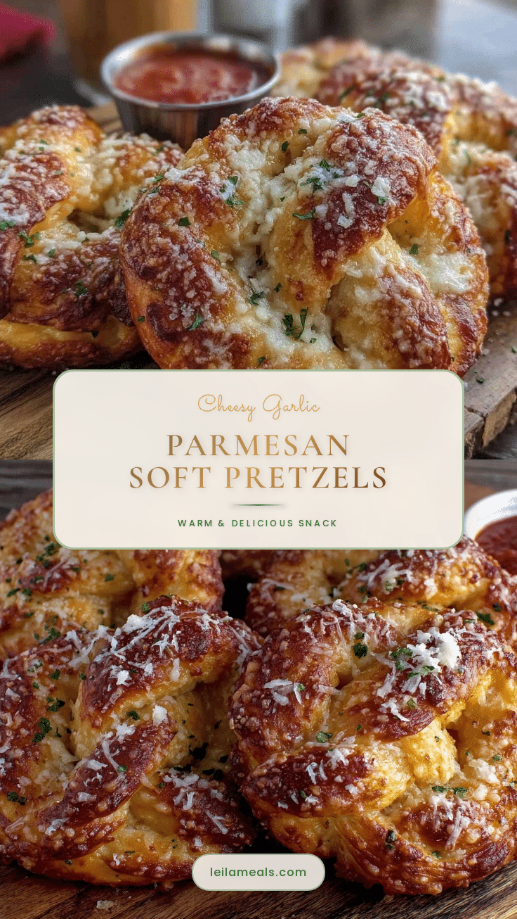 crispy garlic parmesan soft pretzels recipe
