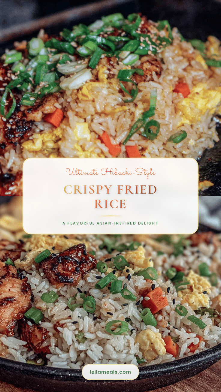 crispy hibachi-style fried rice recipe