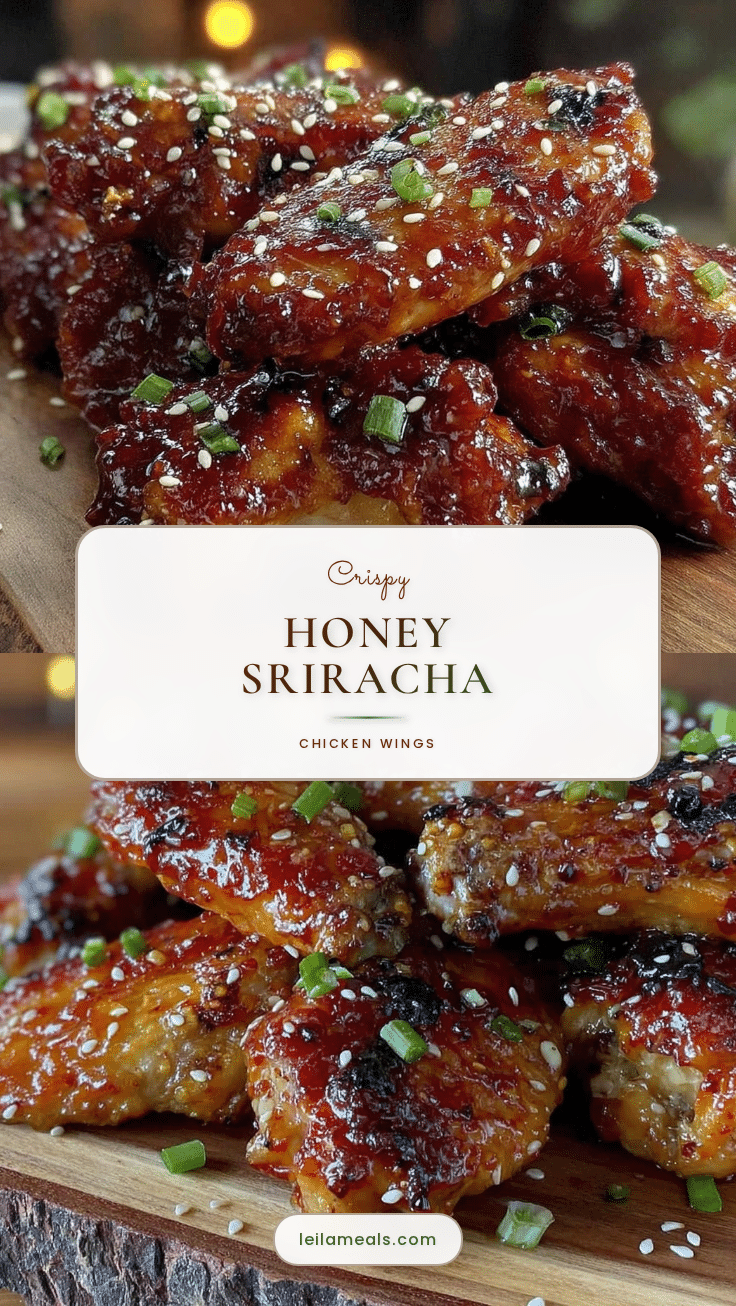 crispy honey sriracha chicken wings recipe