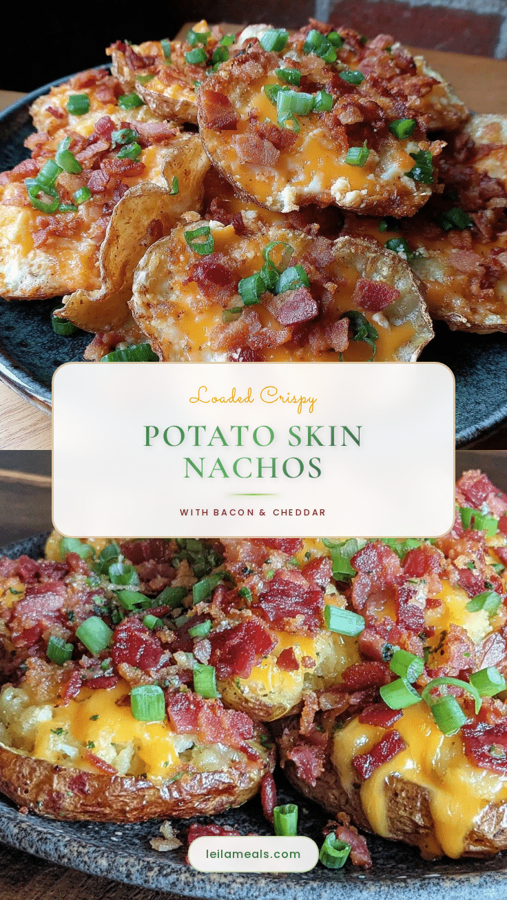 crispy loaded potato skin nachos recipe