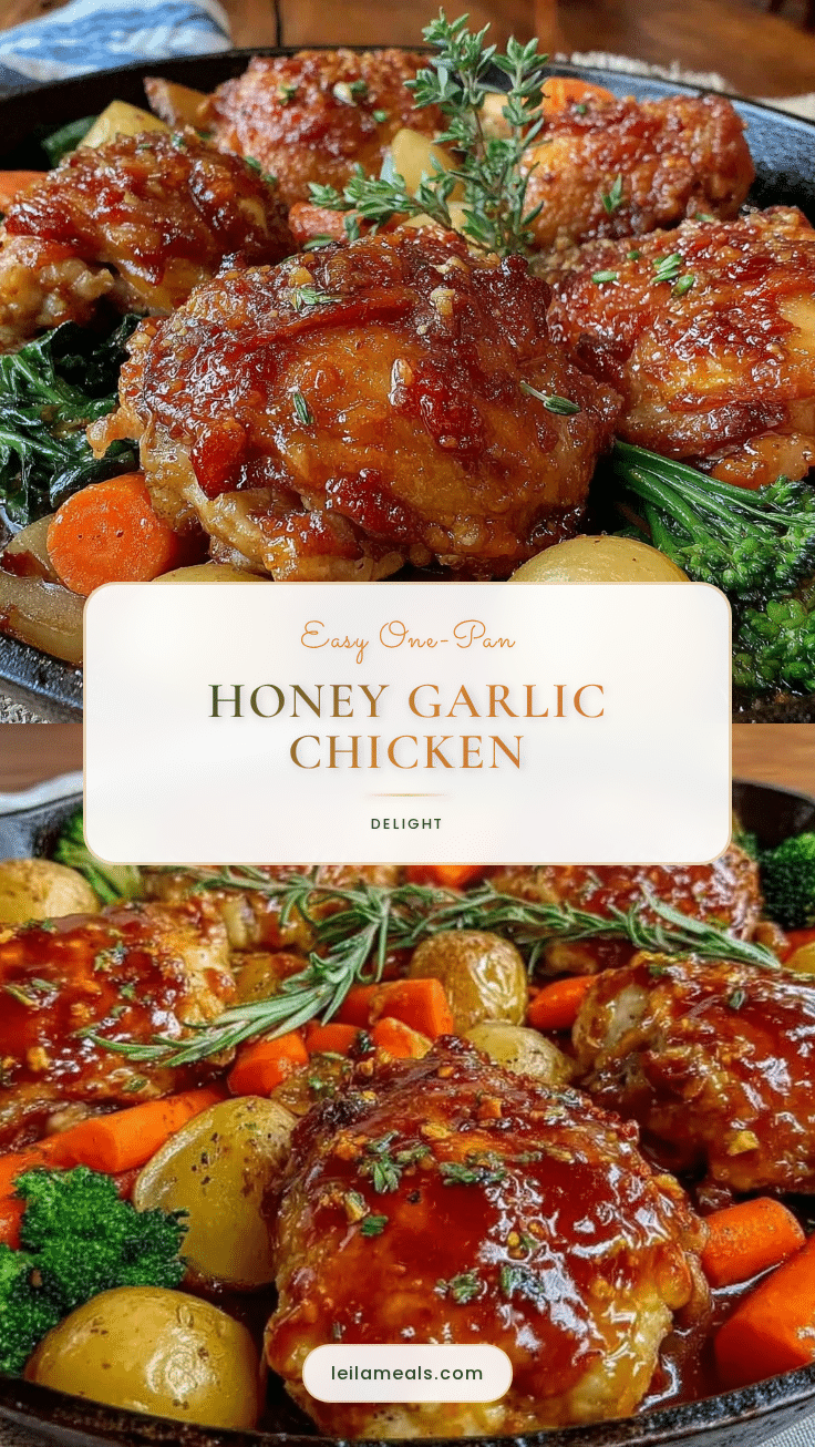 easy one-pan honey garlic chicken recipe