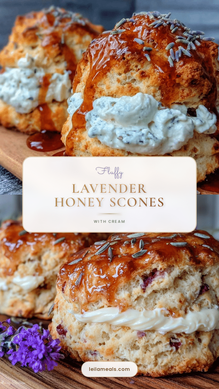 fluffy lavender honey scones recipe