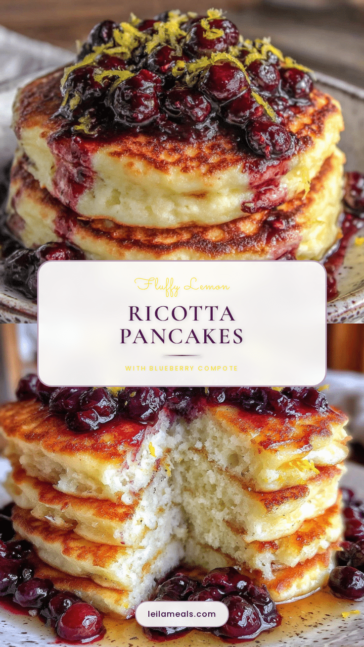 fluffy lemon ricotta pancakes recipe