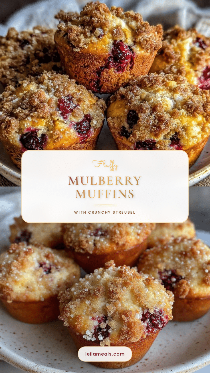 fluffy mulberry muffins recipe