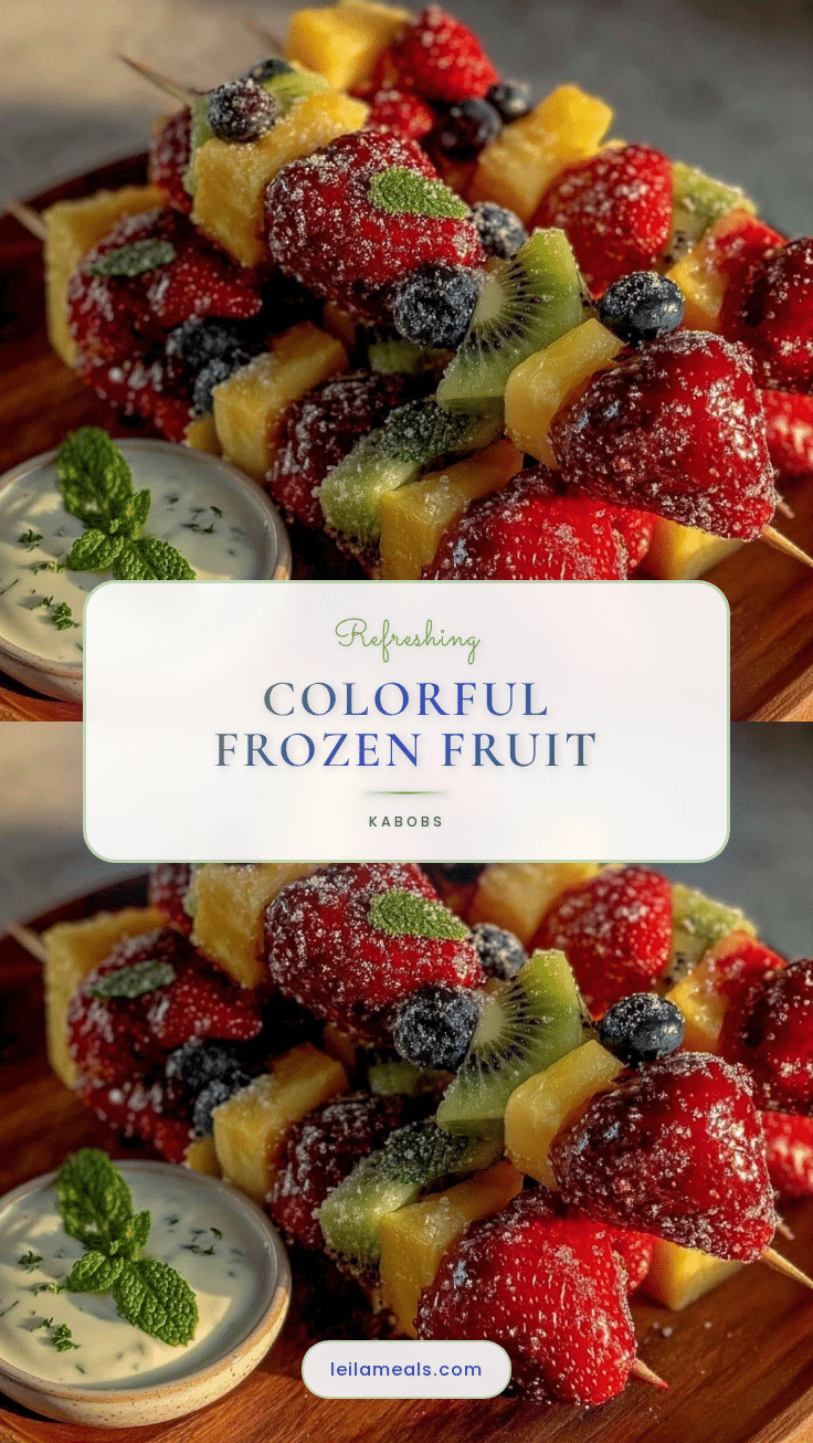 fresh frozen fruit kabobs recipe