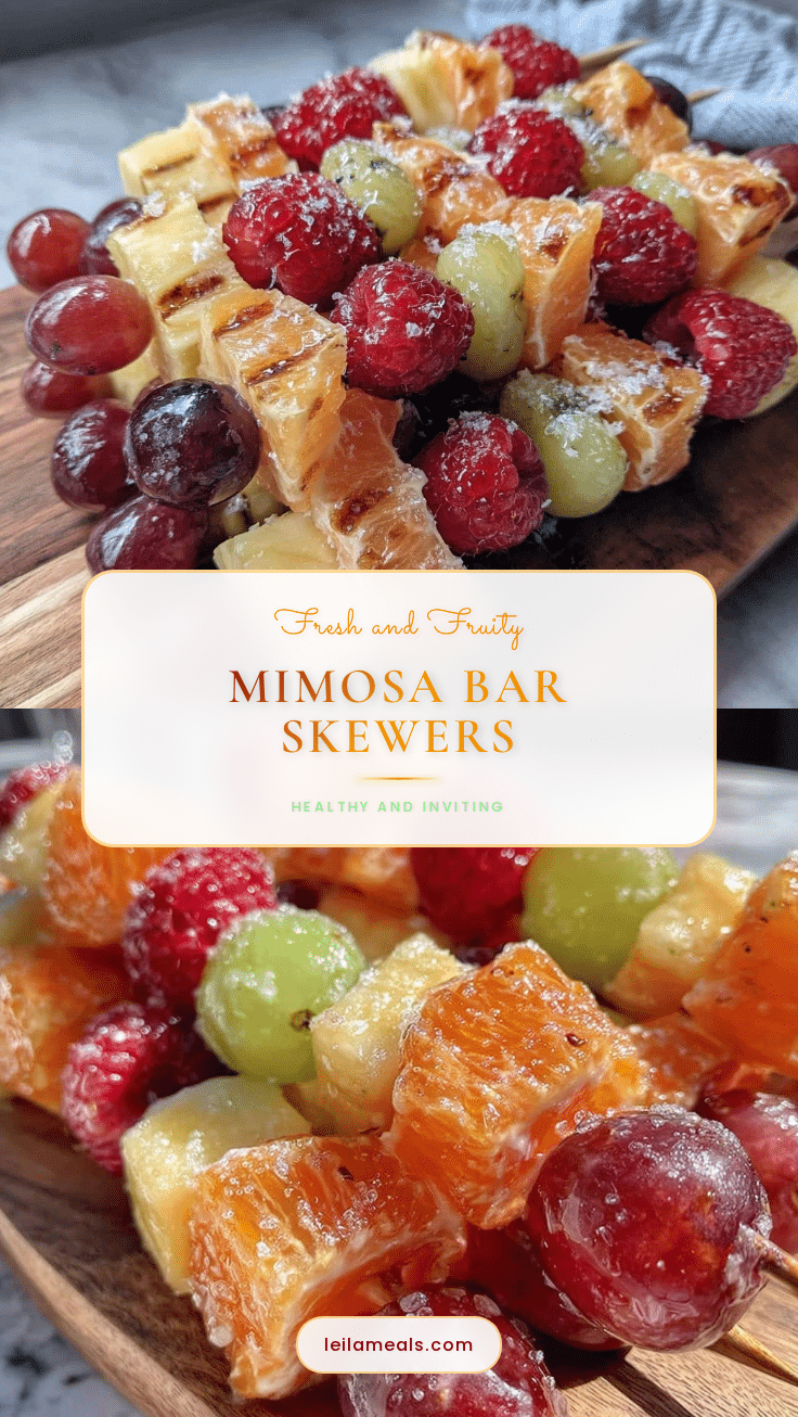fresh mimosa bar fruit skewers recipe