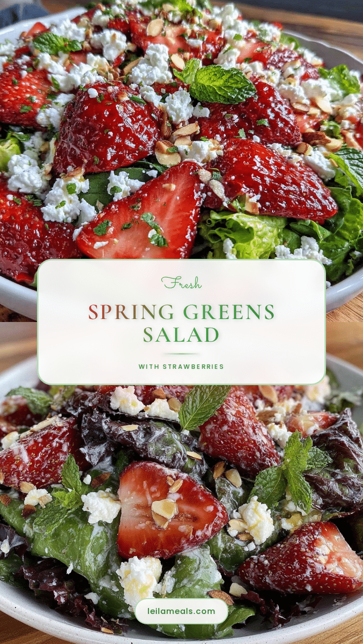fresh spring greens salad recipe
