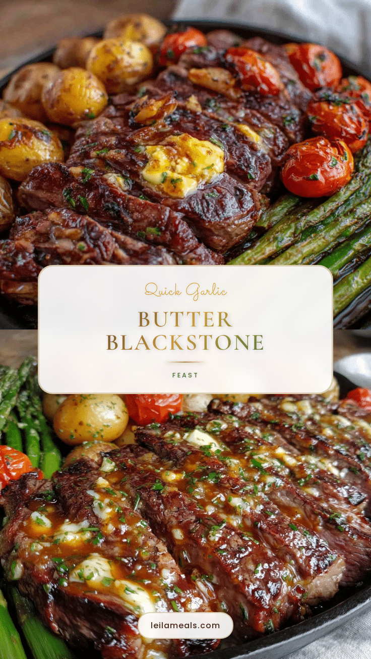 garlic butter blackstone meals recipe