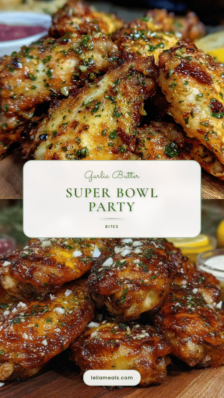 garlic butter super bowl party bites recipe