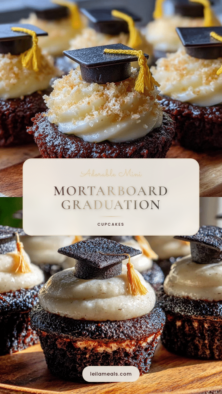 graduation cap cupcakes recipe