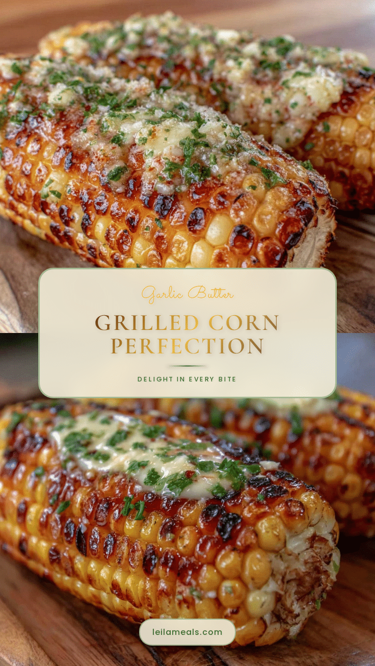 grilled corn on the cob with garlic butter recipe
