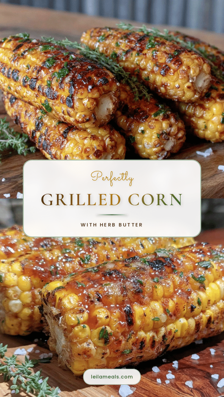 grilled corn with herb butter recipe