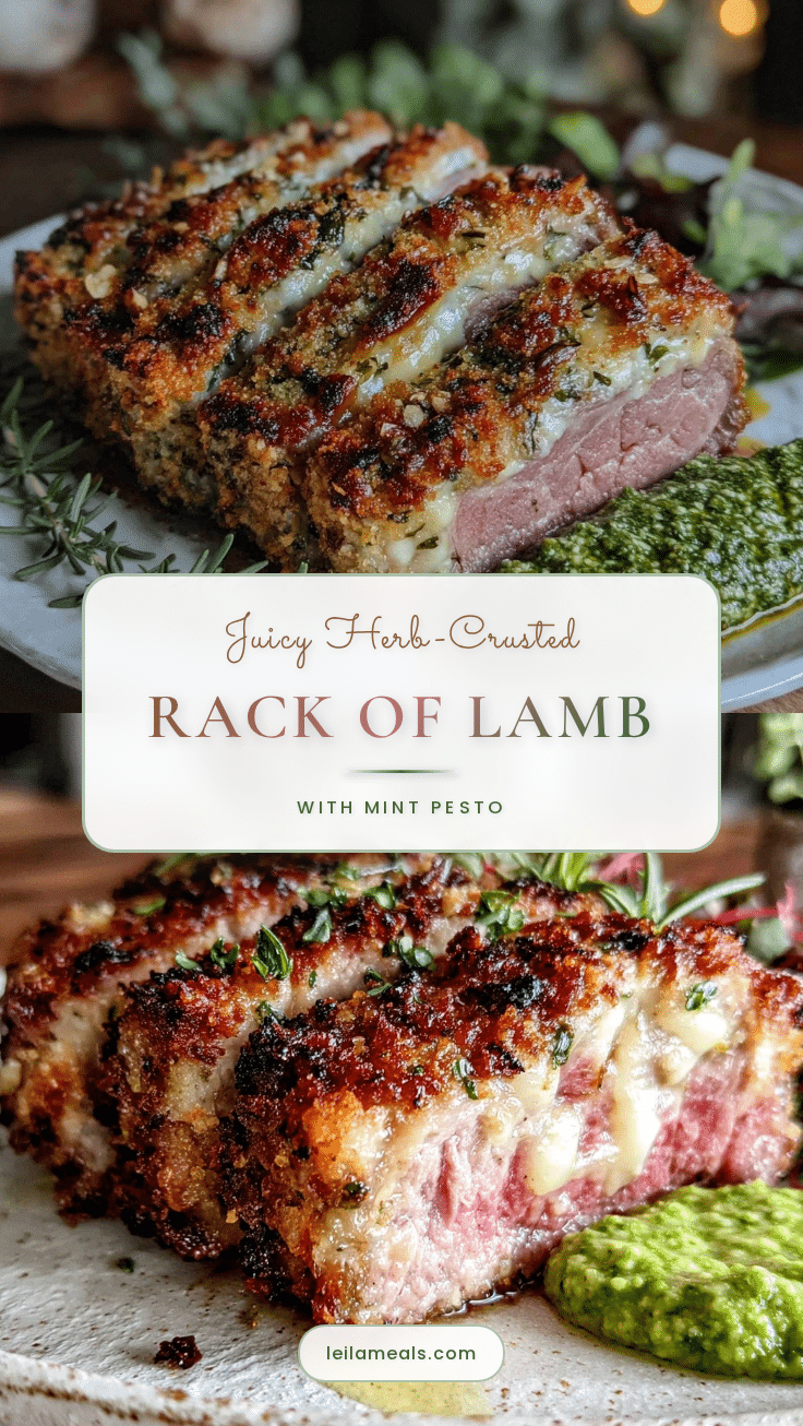 herb-crusted rack of lamb recipe